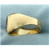 Image 2 : Lab Ruby Gold Masonic Ring