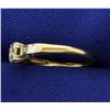 Image 2 : Vintage Three Stone Diamond Ring in 14K Yellow and White Gold