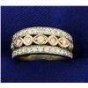 Image 1 : 1 ct Tw Diamond Ring in 10K White and Rose Gold
