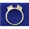 Image 3 : 1/4 ct TW Diamond Ring Jacket in 14K White Gold