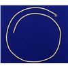 Image 1 : Italian Made Diamond Cut Flat Link Chain in 14K Yellow Gold