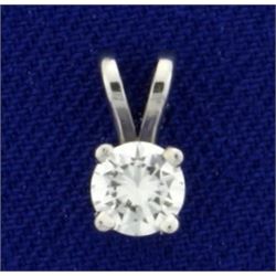 1/3ct Diamond Pendant in 14K White Gold