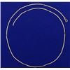 Image 1 : 20 Inch Herringbone Neck Chain in 14K Yellow Gold