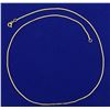 Image 1 : 18 Inch Flat Triangle Link Neck Chain in 14K Yellow Gold