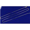 Image 1 : Italian Made 23 1/2 Inch Flat S Serpentine Link Neck Chain in 14K Rose Gold