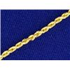 Image 2 : 18 Inch Rope Style Neck Chain in 14K Yellow Gold