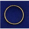 Image 2 : Gold Band Baby Ring in 10K Yellow Gold