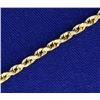 Image 2 : 25 Inch Rope Style Neck Chain in 10K Yellow Gold