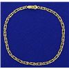 Image 1 : Designer Link 8 Inch Bracelet in 18K Yellow Gold
