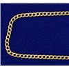Image 2 : 21 1/2 Inch Curb Link Neck Chain in 18K Yellow Gold