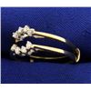 Image 2 : Diamond Ring Jacket in 14K Yellow Gold