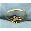Image 4 : Two Stone Amethyst Ring in 14K Yellow Gold