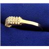 Image 2 : Over 1/4ct TW Diamond Ring in 14K Yellow Gold