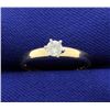 Image 1 : 1/5 Carat Diamond Solitaire Engagement Ring