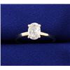 3/4ct Oval Diamond Solitaire Ring