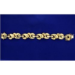 Italian Made Designer Gold Bracelet