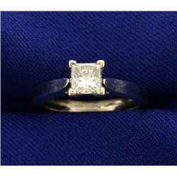 .8ct Princess Cut Solitaire Engagement Ring