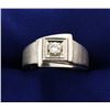 Image 1 : .2ct Solitaire Diamond Ring in White Gold