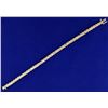 2 1/4ct TW Champagne Diamond Tennis Bracelet
