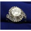 Image 1 : 4ct TW Diamond Ring with Hinged Arthritic Shank