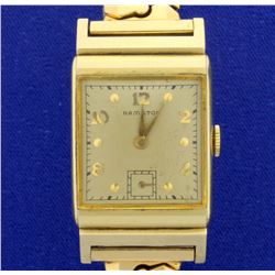 Vintage 14k 1946 Hamilton Men's Wrist Watch