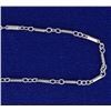 Image 2 : Unique 14 1/2 Inch Bar Neck Chain