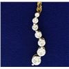 Image 5 : 1.8ct TW Diamond Journey Pendant with Chain