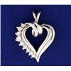 1/3 ct TW Diamond Heart Pendant