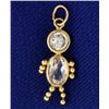 Image 2 : Child Charm in 14k Gold