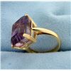 Image 2 : 12 ct Amethyst Ring in 14k Gold