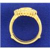 Image 3 : 1ct TW Baguette Diamond Ring Jacket in 14k Gold