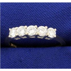 1ct TW Five Stone Diamond Ring in 14k Gold