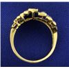 Image 3 : 1ct TW Diamond Designer Ring in 14k Gold