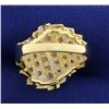 Image 4 : 1ct TW Diamond Designer Ring in 14k Gold