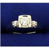 Image 1 : 3 Stone Diamond Ring in 14k White Gold