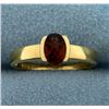 1ct Natural Garnet Gemstone Ring
