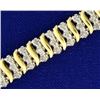 Image 2 : 2ct TW Diamond Gold Bracelet
