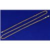 Image 1 : 21 Inch Rope Style Neck Chain in 14k Gold