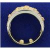 Image 3 : 1/2 ct TW Diamond Flower Design Ring in 14K White, Yellow, and Rose Gold