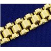 Image 2 : 7 1/2 Inch Jubilee Link Bracelet in 10K Yellow Gold