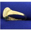 Image 2 : Diamond Wave Design Ring in 14K Yellow Gold