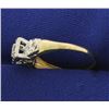 Image 2 : Vintage Three Stone Diamond Ring in 14K Yellow and White Gold