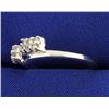 Image 2 : 1/4 ct TW Diamond Ring Jacket in 14K White Gold