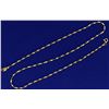 Image 1 : Italian Made 16 Twisting Herringbone Link Neck Chain in 14K Yellow Gold