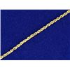 Image 2 : 20 Inch Rope Style Neck Chain in 14K Yellow Gold