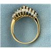 Image 3 : 1 ct TW Natural Sapphire and Diamond Ring in 14K Yellow Gold