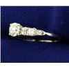 Image 2 : 2/3ct TW Diamond Engagement Ring in Platinum