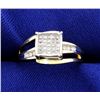 Image 1 : 1/2 ct TW Invisible Set Diamond Ring