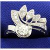 Image 1 : Vintage 1/2 ct Total Weight Diamond Ring