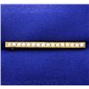 Image 1 : Antique Seed Pearl Bar Pin in 14k Gold